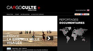 Capture d'écran du site Cargoculte