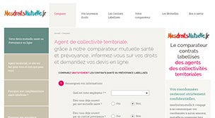 Capture d'écran du site Mes Droits Mutuelle